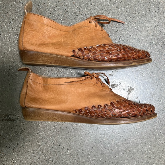 Vintage weaved leather bohemian shoe
70a boho boot retro shoe size 7 - Picture 5 of 7